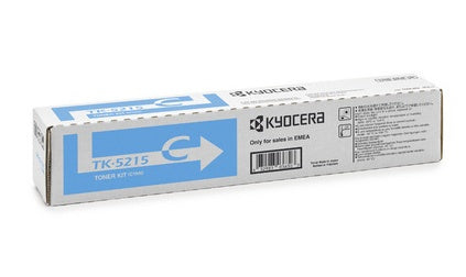 Kyocera TK-5215C Toner Cartridge, Cyan
