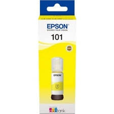Epson 101 EcoTank (C13T03V44A) Ink Refill Bottle, Yellow