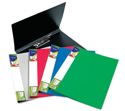 Folder with clip Forpus Premier, A4, plastic, gray