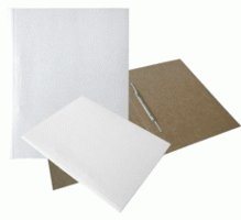Cardboard binder SMLT, A4, 300g, white without printing, cardboard 0814-202