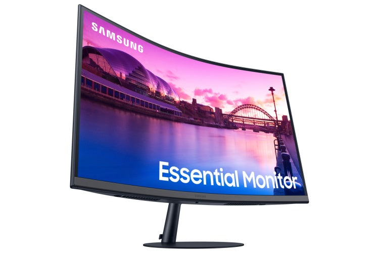 Samsung Essential S39C Monitor 27'' VA LED Curved, FHD 1920x1080, 4 ms, 250 cd/m2, 75 Hz, Black