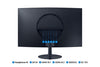 Samsung Essential S39C Monitor 27'' VA LED Curved, FHD 1920x1080, 4 ms, 250 cd/m2, 75 Hz, Black