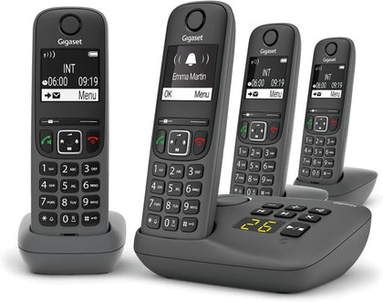 Ecost Customer Return, Gigaset A695A Duo Cordless Phone With Answering Machine, 2 Handsets With Larg