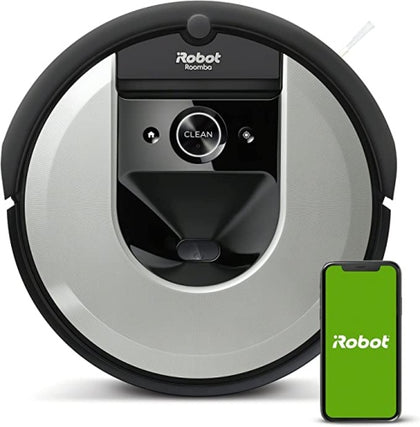 Ecost Customer Return, iRobot Roomba i7 (i7156) Robot Vacuum Cleaner, 3 Stage Cleaning System, Intel