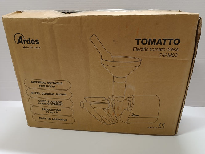 Ecost Customer Return, ARDES - AR74AM80 Electric Tomato Press Professional Electric Tomato Mill Mach