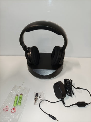 Ecost Customer Return, Thomson WHP3001BK Headphones Wireless Head-band Music Black