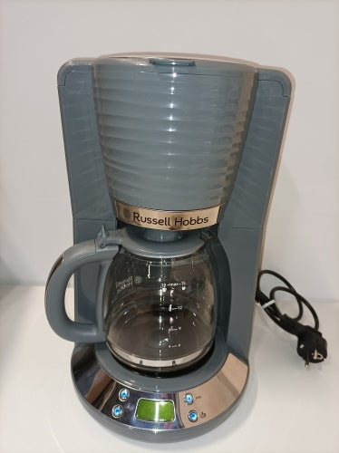 Ecost Customer Return, Russell Hobbs Inspire Digital Coffee Machine, Grey, Programmable Timer, 1.25