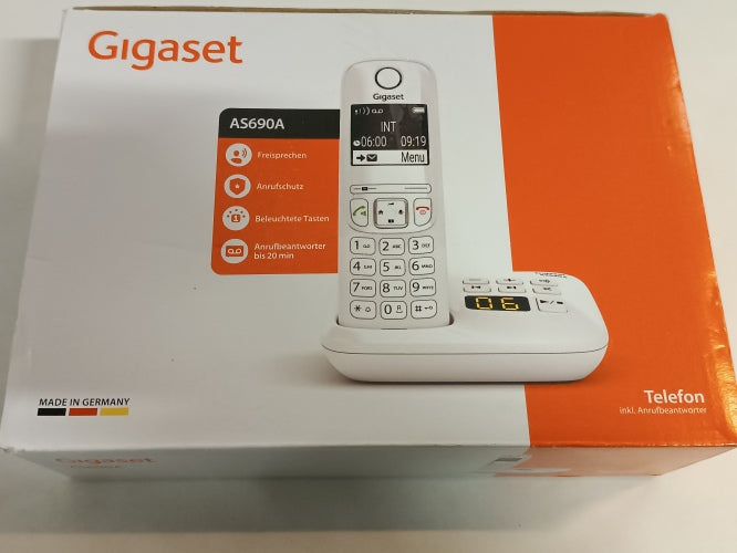 Ecost Customer Return, Gigaset AS690A - cordless phone with answering machine - DECT phone with hand