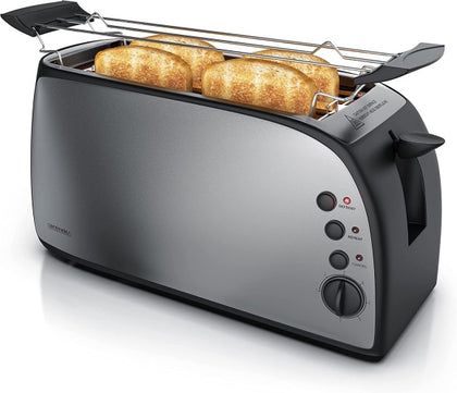 Ecost Customer Return, Arendo Automatic long slot toaster with defrost function, heat-insulating hou