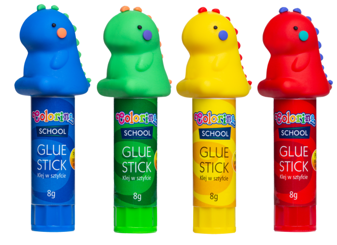 Colorino PVP Glue stick 8g Dinosaurs