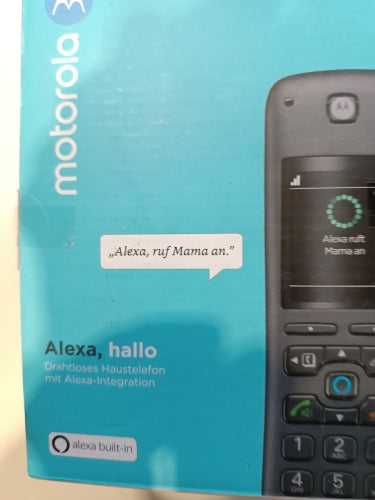 Ecost Customer Return Motorola AHXO1 - DECT Cordless Phone - 2 I