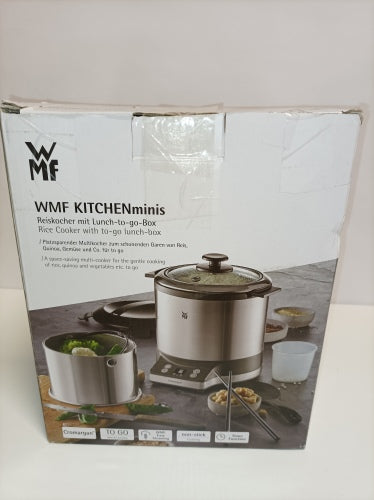 Ecost Customer Return WMF KITCHENminis 04.1526.0011 rice cooker 1 L 220 W Stainless steel