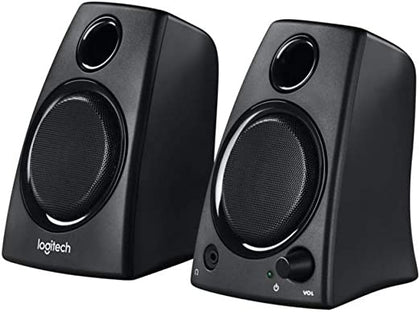 Ecost Customer Return Logitech Z130 Full Stereo Sound 2-way Black Wired 5 W