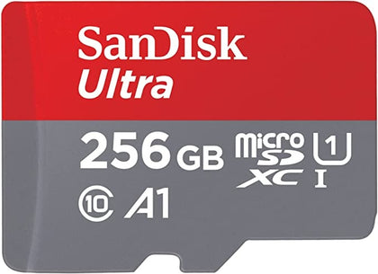 Ecost Customer Return, Sandisk Ultra Microsdxc Uhs-I Memory Card 256 Gb+Adapter (For Android Smartph