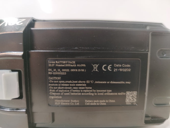 Ecost Customer Return, Rowenta Zr0097 Battery