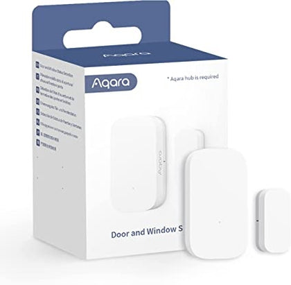 Ecost Customer Return, Aqara Door and Window Sensor, Requires Aqara Hub, Zigbee Connection, Wireless