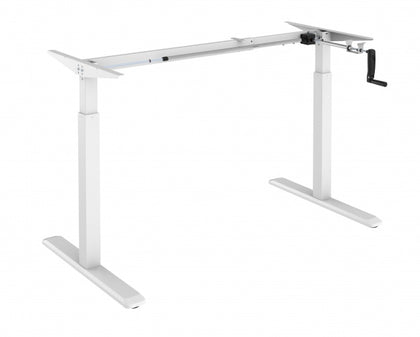 Adjustable Height Table Frame Up Up Ragnar, White