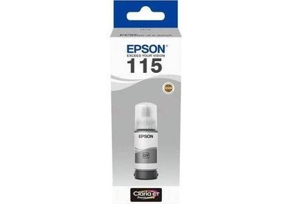 Epson 115 EcoTank (C13T07D54A) Ink Refill Bottle, Grey