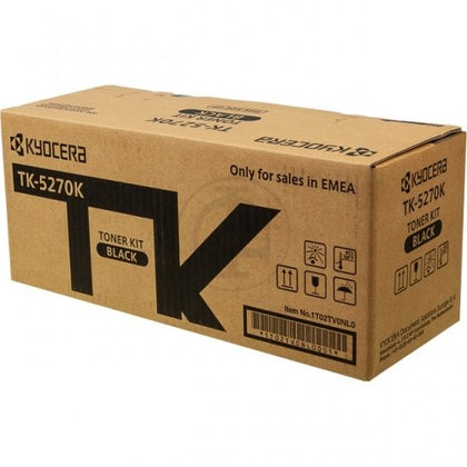 Kyocera TK-5270K (1T02TV0NL0) Toner Cartridge, Black