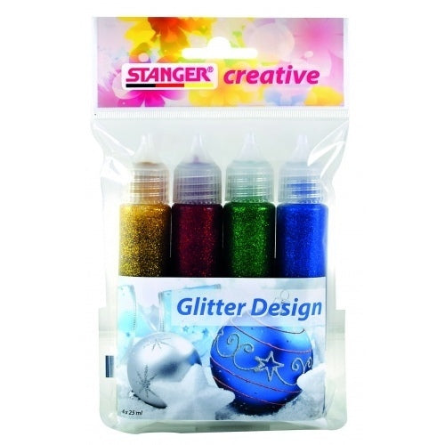 STANGER Gliter Design, Set 4x25 ml, 960032