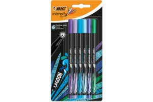 BIC Fineliners INTENSITY FN LAGOON , Set 6 colours 498310