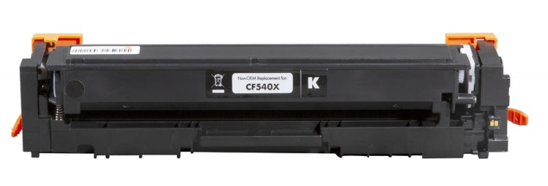 Compatible Static-Control HP Cartridge No.203X Black 3,2K (CF540X)/Canon CRG-054HK New chip