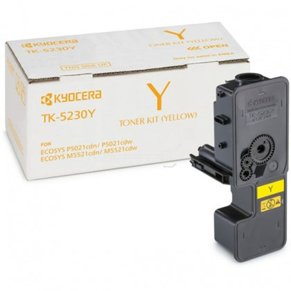 Kyocera TK-5230Y (1T02R9ANL0) Toner Cartridge, Yellow