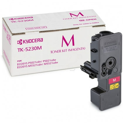 Kyocera TK-5230M (1T02R9BNL0) Toner Cartridge, Magenta