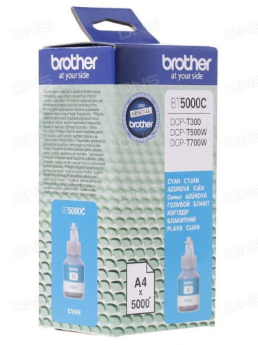 Brother BT5000C Ink Refill Bottle, Cyan