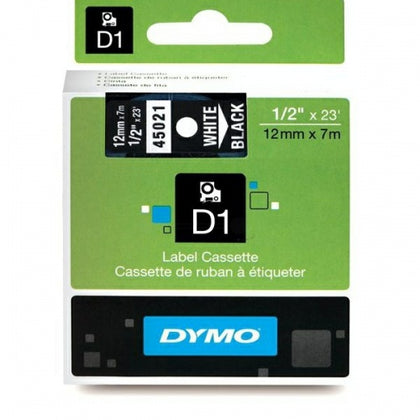 Dymo Label tape 45021 White/Black (S0720610)