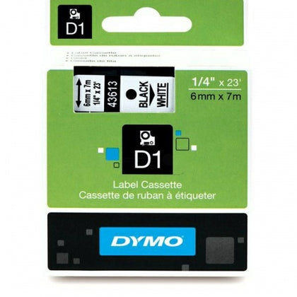 Dymo Label tape 43613 White / Black (S0720780)