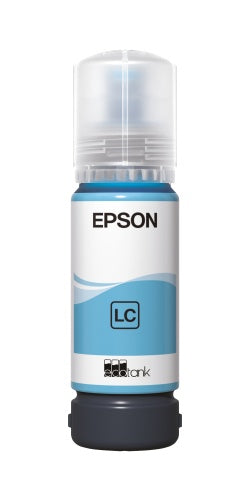 Epson 108 EcoTank (C13T09C54A) Ink Refill Bottle, Light cyan