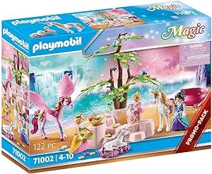 Ecost customer return PLAYMOBIL Magic 71002 Einhornkutsche mit Pegasus, Spielzeug f?¼r Kinder ab 4 J