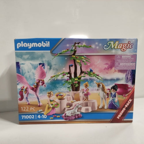 Ecost customer return PLAYMOBIL Magic 71002 Einhornkutsche mit Pegasus, Spielzeug f?¼r Kinder ab 4 J