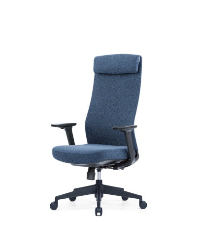 Up Up Ankara ergonomic office chair Black, Blue fabric