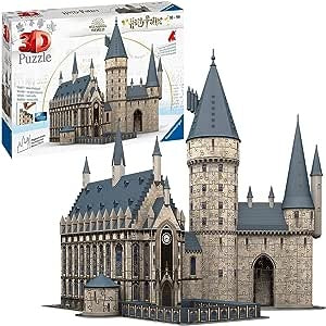 Ecost Customer Return Ravensburger 3D Puzzle 11259, Harry Potter Hogwarts Castle, The Great Hall, 54
