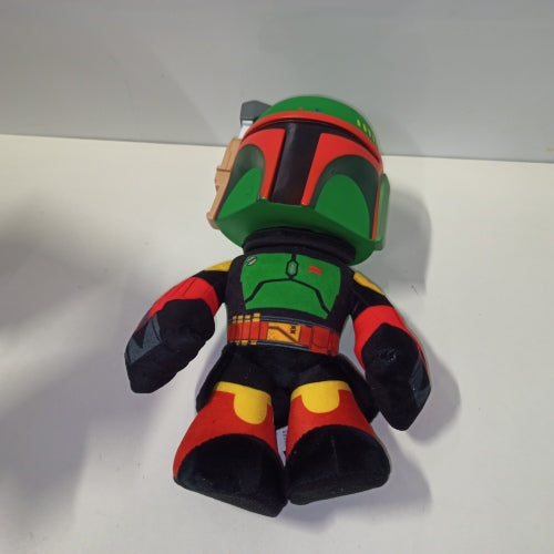 Ecost Customer Return Star Wars HHW55 Boba Fett Plush Toy (Approx. 30 cm) with Voice Distortion and