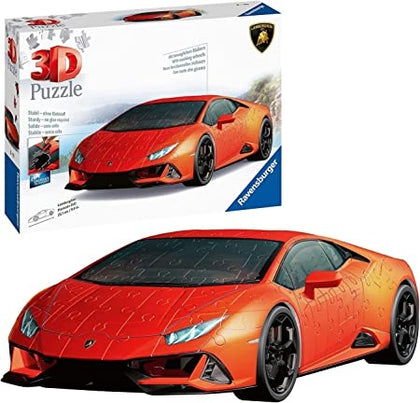 Ecost Customer Return Ravensburger 3D Puzzle Lamborghini Huracan EVO - 3D Puzzle for Adults and Chil