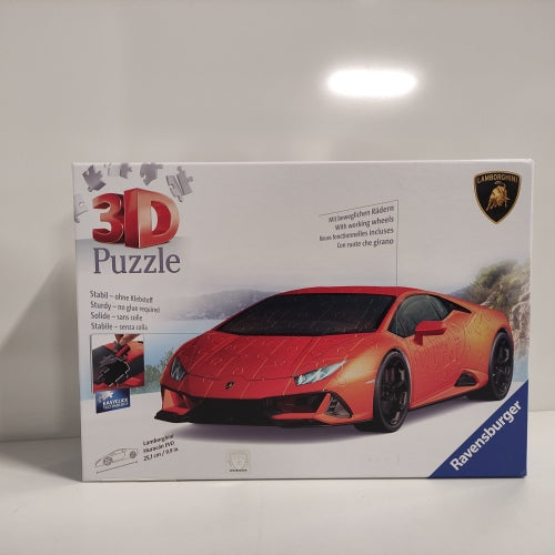 Ecost Customer Return Ravensburger 3D Puzzle Lamborghini Huracan EVO - 3D Puzzle for Adults and Chil