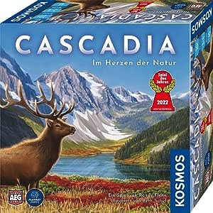 Ecost Customer Return Kosmos 682590 Cascadia - In the Heart of Nature, Game of the Year 2022, Tile G