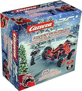 Ecost Customer Return Carrera RC Advent Calendar 2.0 2.4 GHz Buggy, Red Remote Controlled Car Made o