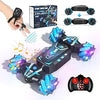 Ecost Customer Return AYIQUTY Remote Control Car for Children, RC Stunt Car with Light and Spray, 4W