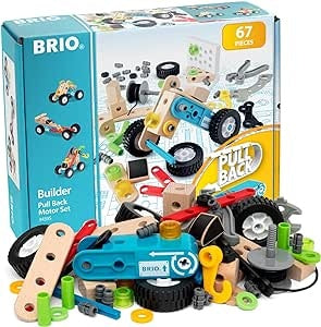 Ecost Customer Return BRIO Builder 34595 Pull-Out Motor Construction Set - Supplement for the Brio B