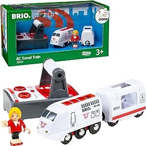 Ecost Customer Return BRIO World 33510 IR Express Train - Electric Locomotive with Remote Control -