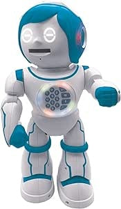 Ecost Customer Return Lexibook ROB90DE Powerman Kid Educational and Bilingual German/English Robot,