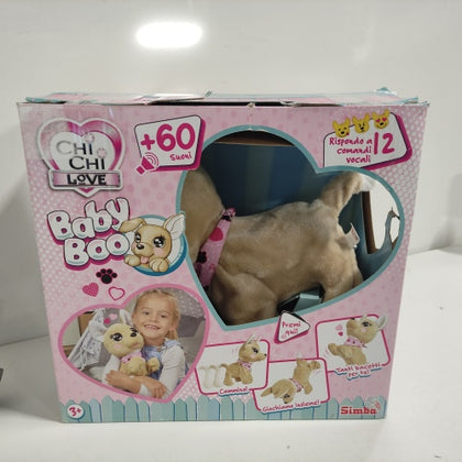 Ecost Customer Return Simba ChiChi Love Baby Boo, Italian Version, Interactive Pet, Reacts to 12 Voi