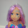 Ecost Customer Return Zapf Creation 830550 Baby Born Sister Styling Head Mermaid Makeup Head Rotatab