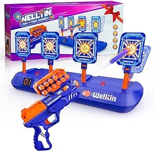 Ecost Customer Return Welltin Toy Gun for Children, Automatic Targets Digital Targets for Nerf Gun T