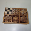 Ecost Customer Return LOGOPLAY 6 Puzzle Games in a Set - Game Collection 3D Puzzle - Thinking Games