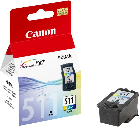 Canon CL-511 (2972B007) Ink cartridge, Cyan, Magenta, Yellow (244 pages)